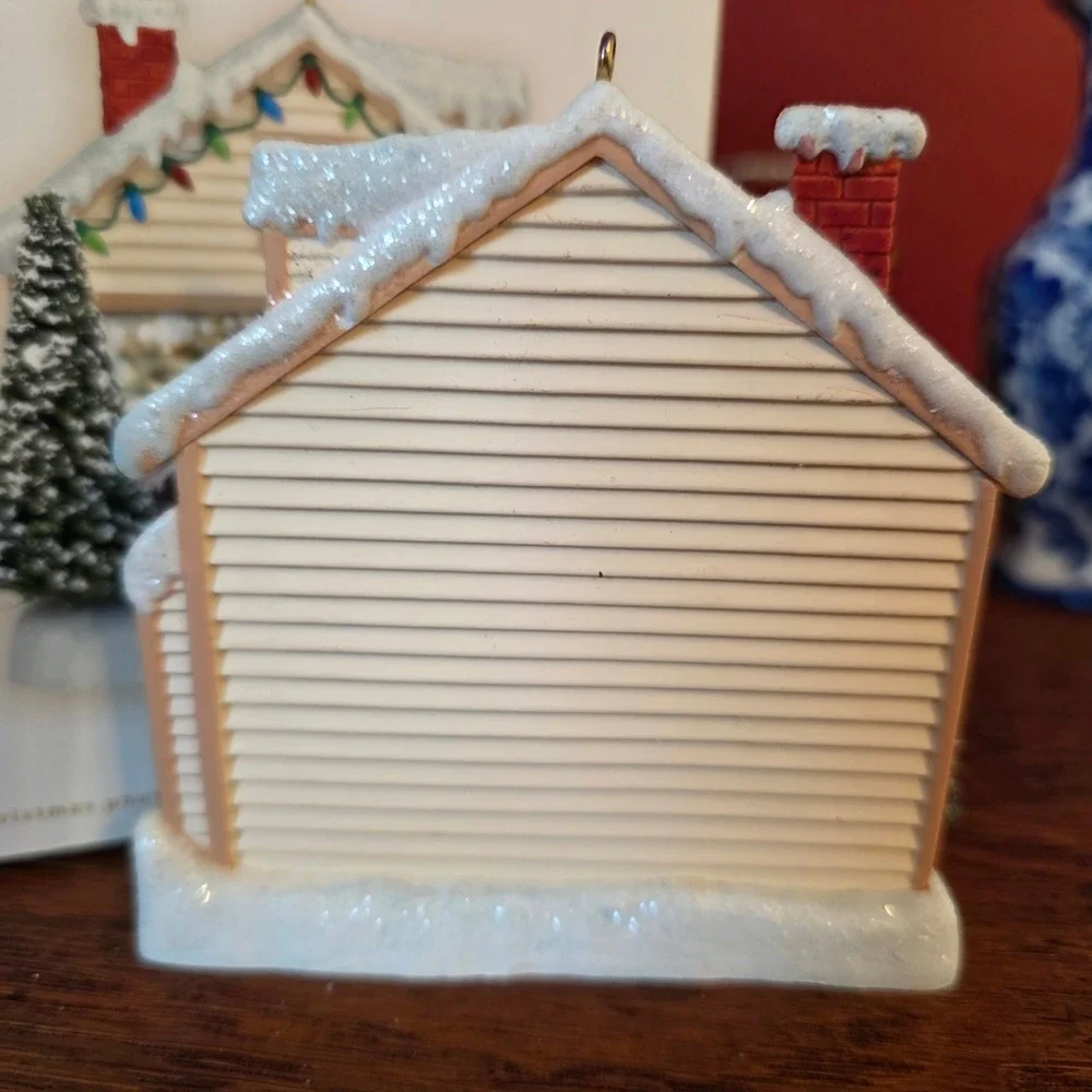 HALLMARK Keepsake Our‎ Family 2008 Photo Holder Christmas Ornament w/ Box